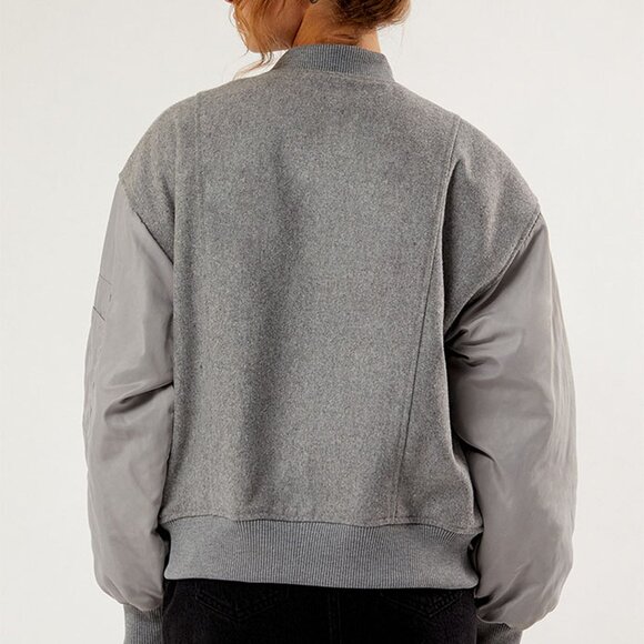 New - PacSun Wool Bomber Varsity Jacket (Size M/L) - Picture 4 of 4